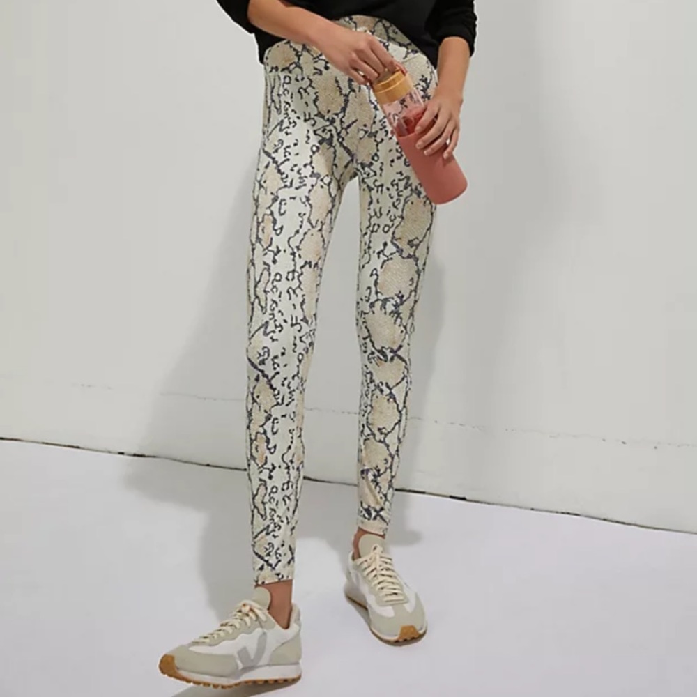 Allfenix White Python Snakeskin Snake Printed 7/8… - image 2